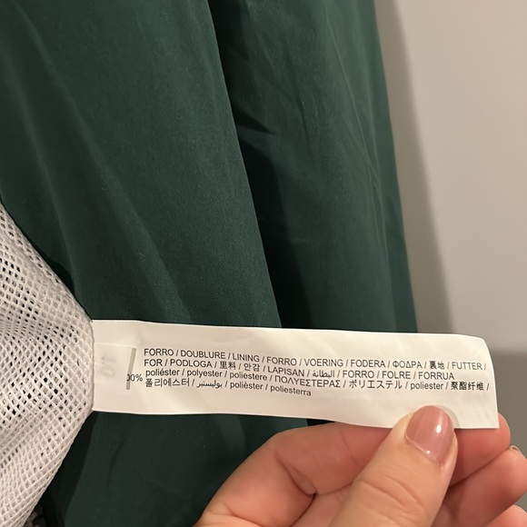 NWT ZARA Men’s Jacket Windbreaker Multicoloured Size XL Green Blue Yellow White - Picture 11 of 11